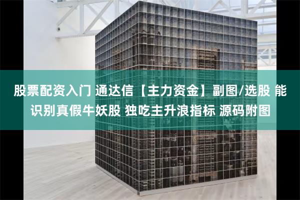 股票配资入门 通达信【主力资金】副图/选股 能识别真假牛妖股 独吃主升浪指标 源码附图