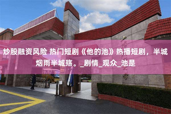 炒股融资风险 热门短剧《他的池》热播短剧，半城烟雨半城殇。_剧情_观众_池是