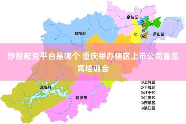 炒股配资平台是哪个 重庆举办辖区上市公司董监高培训会